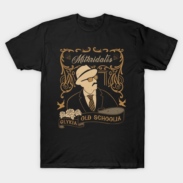 Glykia OldSchoolia T-Shirt by AmokTimeArts